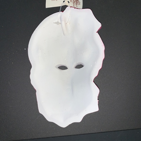New Vintage Authentic La Maschera Del Galeone Hand Crafted ceramic gems mask - Picture 2 of 5